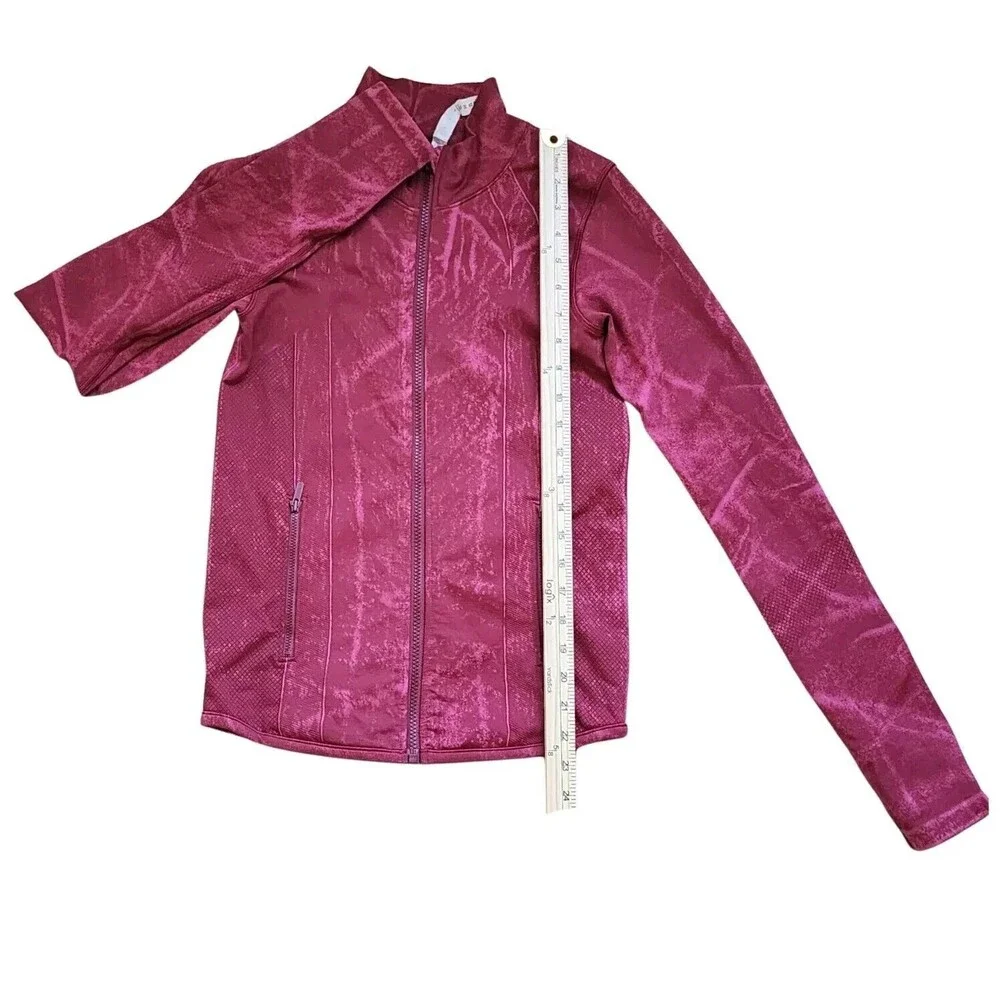 Lululemon Womens 6 Ebb‎ to Street Define Jacket Wash Stone Chianti Red EXCELLENT - Picture 10 of 15